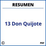 Resumen Capitulo 13 Don Quijote