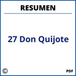 Resumen Capitulo 27 Don Quijote