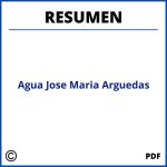 Resumen De Agua Jose Maria Arguedas