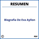 Biografia De Eva Ayllon Resumen