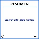 Biografia De Josefa Camejo Resumen