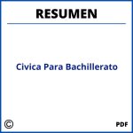 Resumen De Civica Para Bachillerato