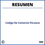 Resumen Del Codigo De Comercio Peruano