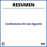 Confesiones De San Agustin Resumen Por Capitulos
