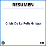 Crisis De La Polis Griega Resumen