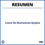 Cueva De Montesinos Quijote Resumen