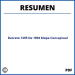 Decreto 1295 De 1994 Resumen Mapa Conceptual