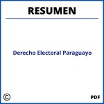 Resumen De Derecho Electoral Paraguayo