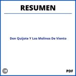 Don Quijote Y Los Molinos De Viento Resumen