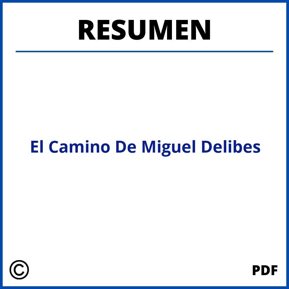El Camino De Miguel Delibes Resumen