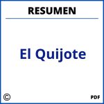 El Quijote Resumen Por Capitulos