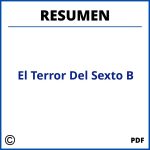 Resumen Libro El Terror Del Sexto B