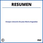Ensayo Literario De Jose Maria Arguedas Resumen