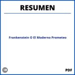 Frankenstein O El Moderno Prometeo Resumen
