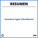 Resumen Gramatica Ingles 2 Bachillerato Pdf