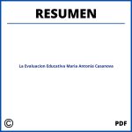 La Evaluacion Educativa Maria Antonia Casanova Resumen