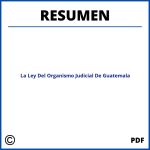 Resumen De La Ley Del Organismo Judicial De Guatemala