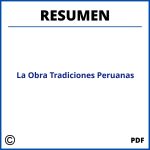 Resumen De La Obra Tradiciones Peruanas