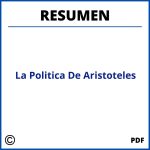 Resumen La Politica De Aristoteles