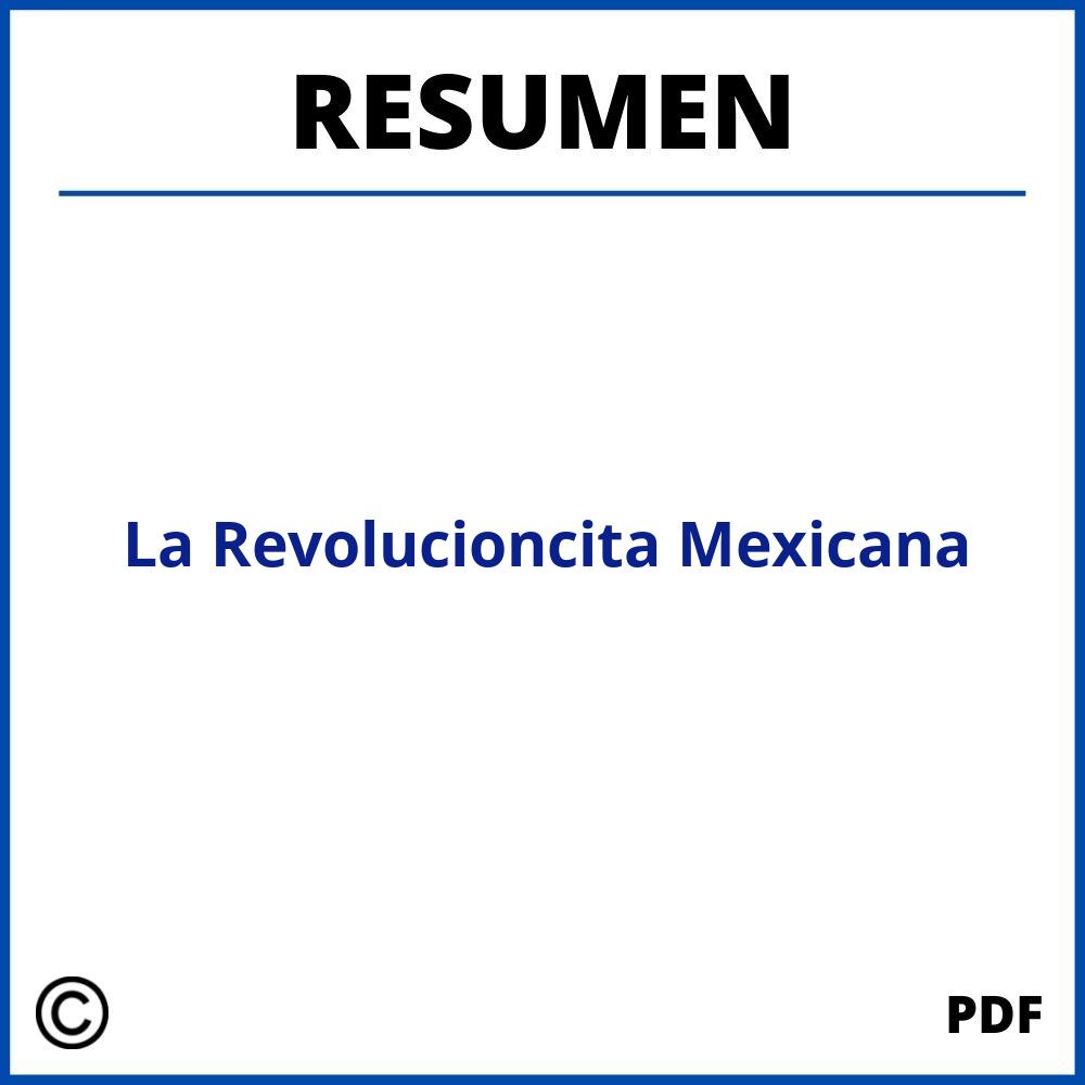 Resumen Del Libro La Revolucioncita Mexicana Por Capitulos