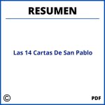 Las 14 Cartas De San Pablo Resumen
