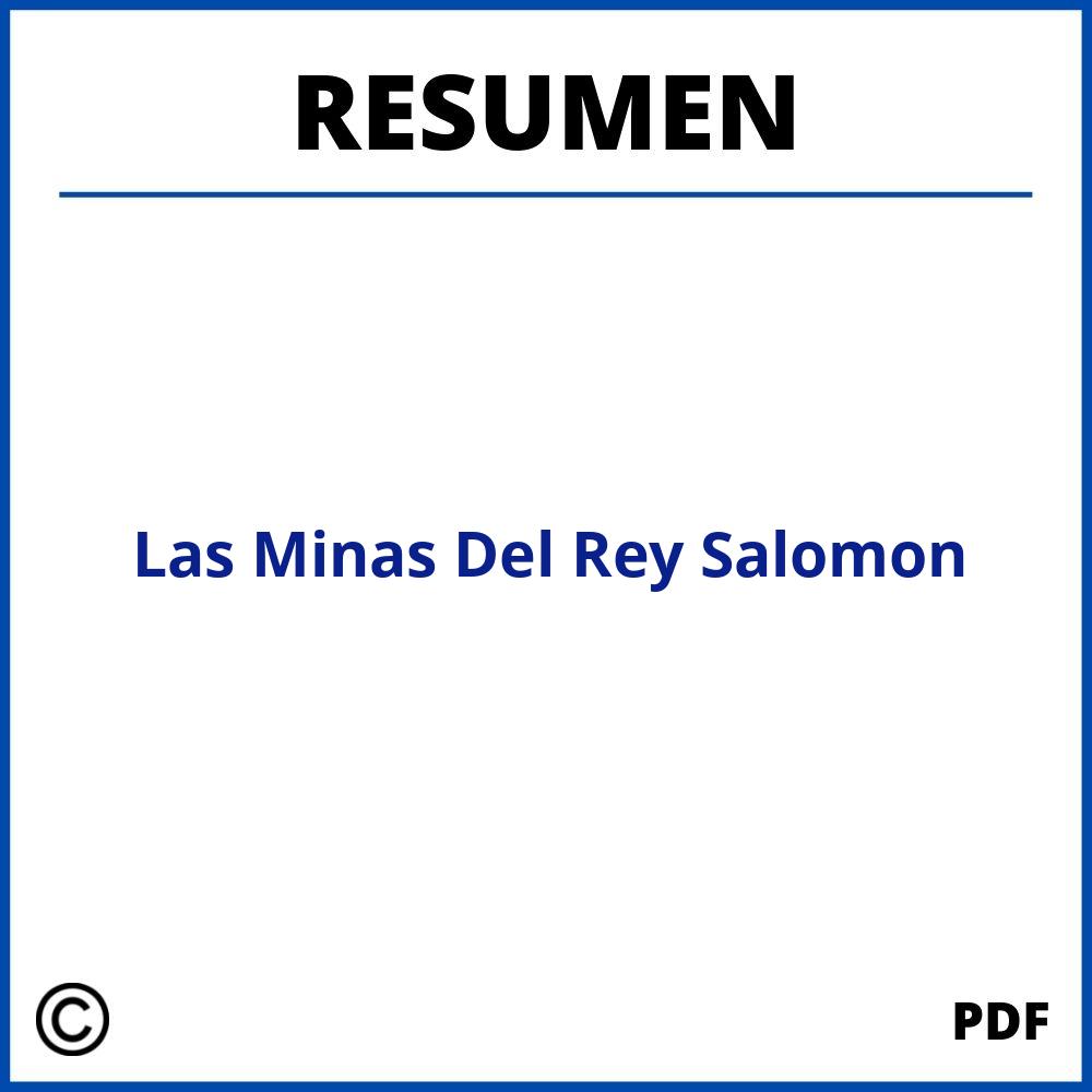 Las Minas Del Rey Salomon Resumen