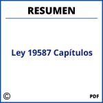 Ley 19587 Resumen De Capítulos