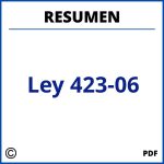 Ley 423-06 Resumen