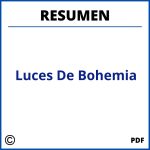 Luces De Bohemia Resumen Capitulos