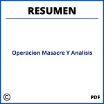 Operacion Masacre Resumen Y Analisis
