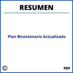 Resumen Del Plan Bicentenario Actualizado