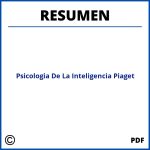 Psicologia De La Inteligencia Piaget Resumen