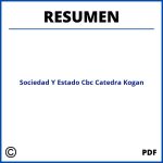 Resumen De Sociedad Y Estado Cbc Catedra Kogan
